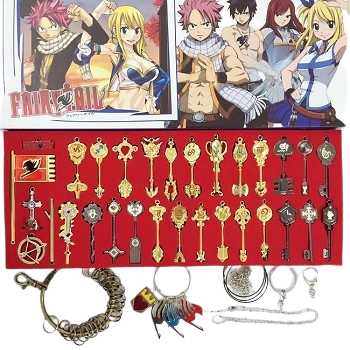 Fairy Tail Keychain Set - Zodiac Keys