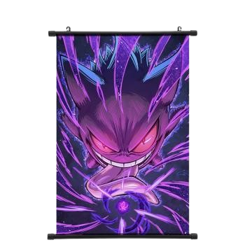 Gengar Pokemon Anime Wall Scroll 30*60cm