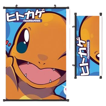 Charmander Pokemon Wall Scroll 60*90CM