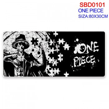 One Piece anime big mouse pad mat 80*30/90*40