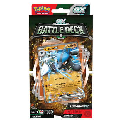 Pokémon Ampharos EX or Lucario EX Battle Deck