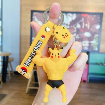 Pokemon Doll Keychain - Fitness Pikachu