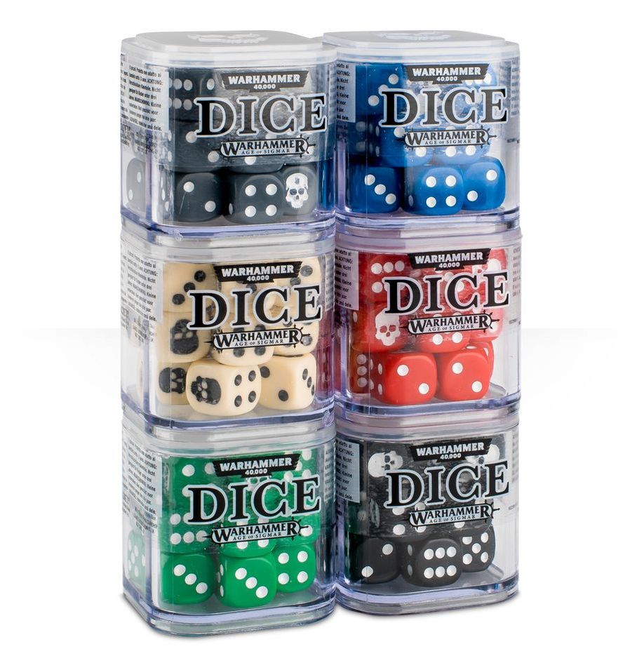 CITADEL 12mm DICE CUBE / SET