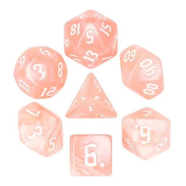 Pearl Dice - 7 Polyhedral