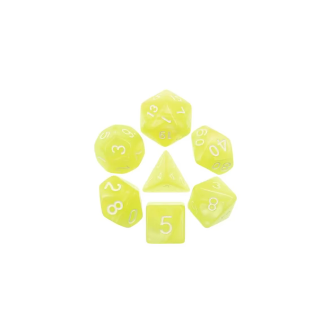 Pearl Dice - 7 Polyhedral