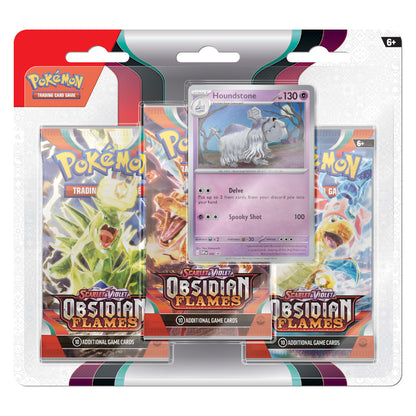 Pokemon Scarlet & Violet 3: Obsidian Flames 3-pack blister