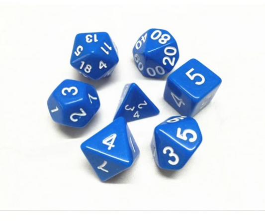 Opaque dice - 7 Polyhedral