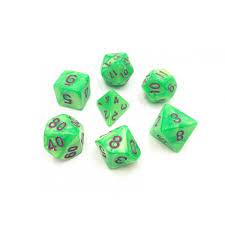 Pearl Dice - 7 Polyhedral