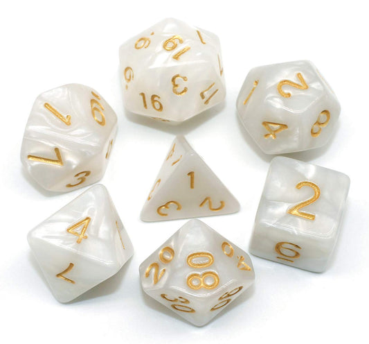 White pearl dice