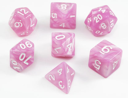 Pearl Dice - 7 Polyhedral