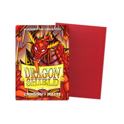 Dragon Shield Matte  Japanese Sleeves Crimson  (60 ct. in box)