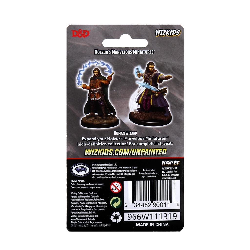 D&D Nolzur's Minis: Wave 11 - Male Human Wizard