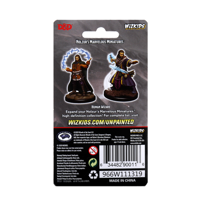 D&D Nolzur's Minis: Wave 11 - Male Human Wizard