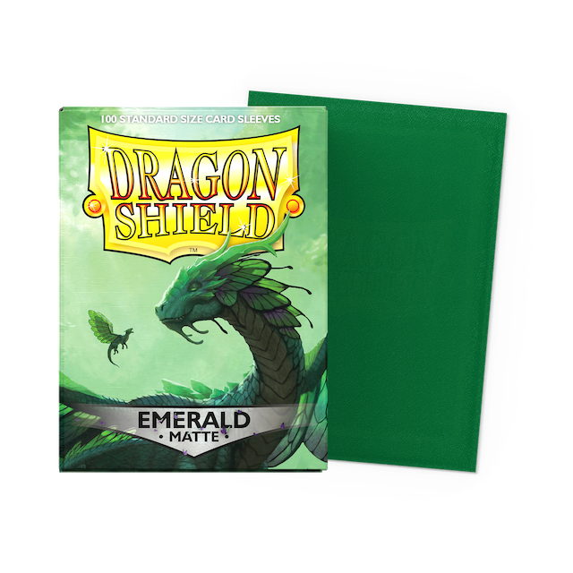 Dragon Shield Standard Sleeves Matte Emerald (100ct.)