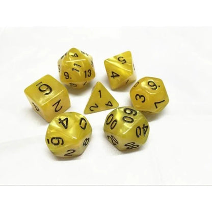 Pearl Dice - 7 Polyhedral