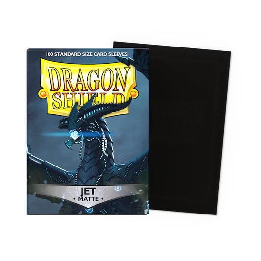 Dragon Shield Standard Matte Sleeves - Jet (100 ct.)