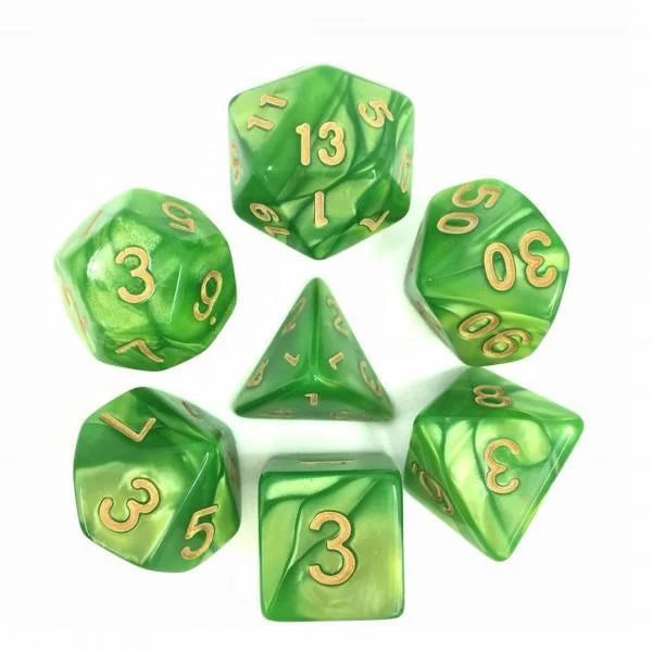 Pearl Dice - 7 Polyhedral