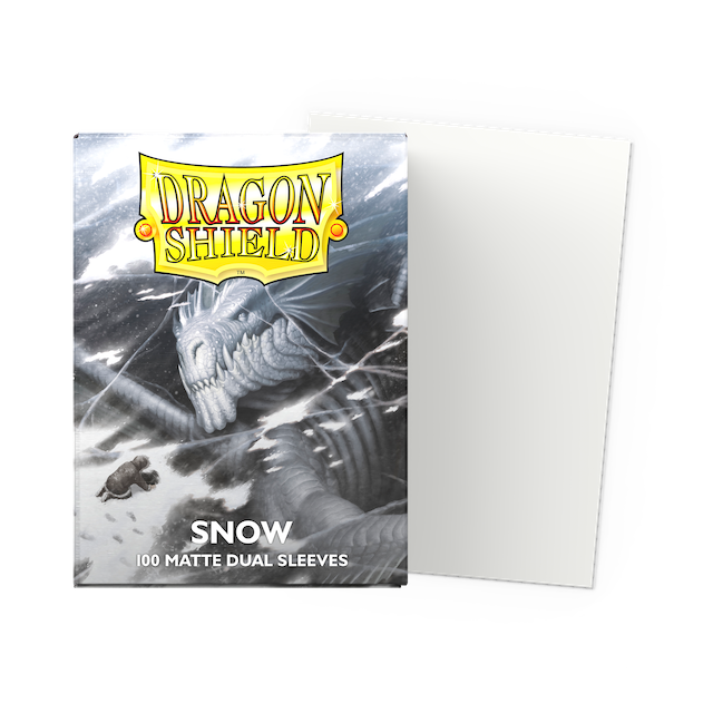 Dragon Shield Standard Sleeves Dual Matte - Snow (100ct.)