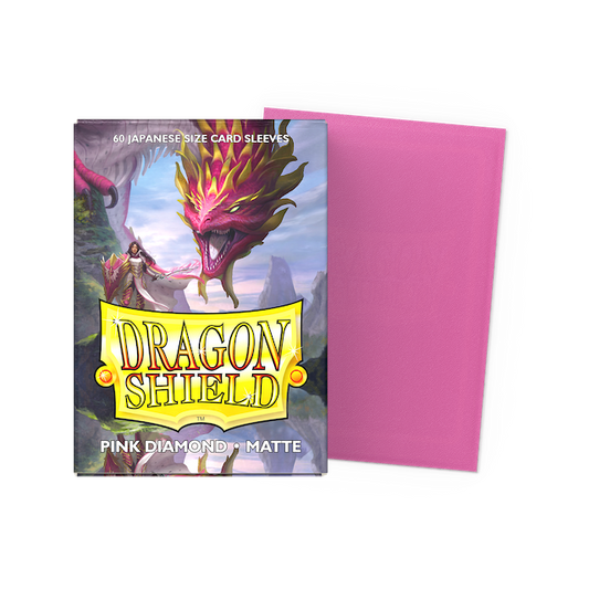 Dragon Shield Matte  Japanese Sleeves Pink Diamond  (60 ct. in box)