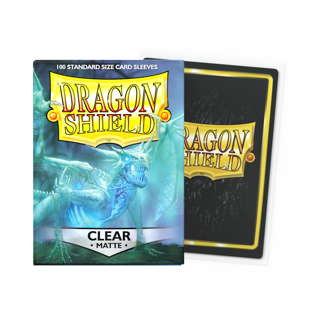 Dragon Shield Sleeves Matte Clear (100ct.)