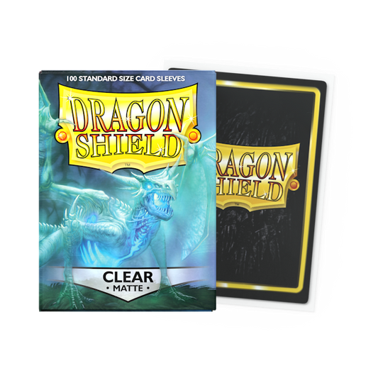 Dragon Shield Sleeves Matte Clear (100ct.)