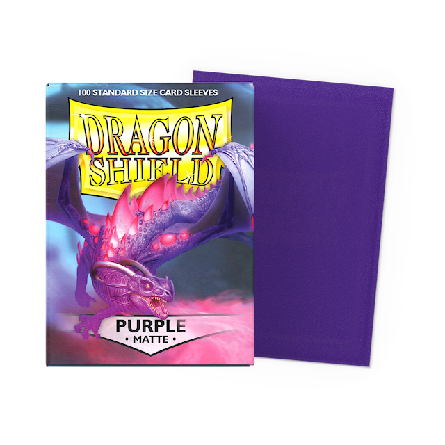 Dragon Shield Sleeves Matte Purple (100ct.)