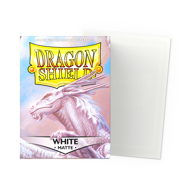 Dragon Shield Standard Sleeves Matte White (100ct.)