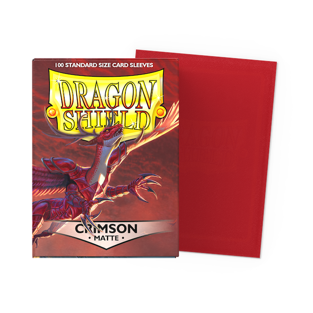 Dragon Shield Standard Sleeves Matte Crimson (100ct.)