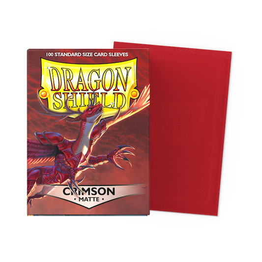 Dragon Shield Standard Sleeves Matte Crimson (100ct.)