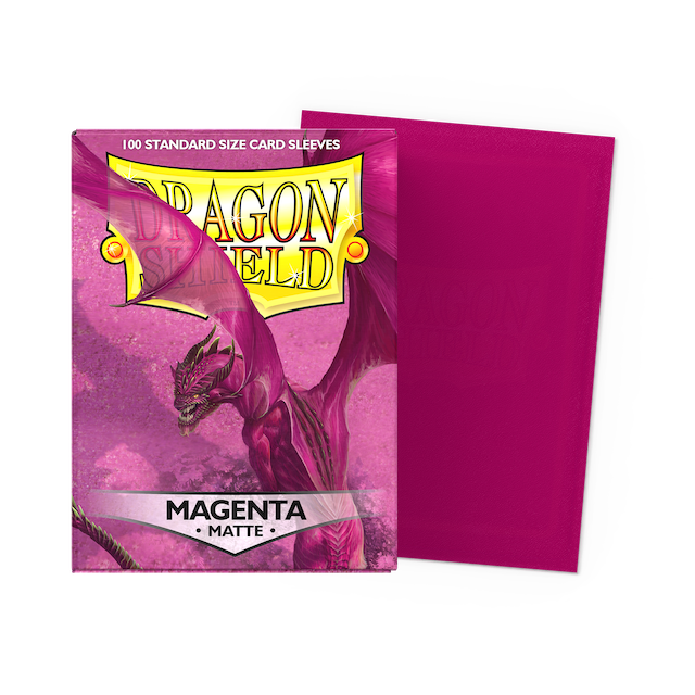 Dragon Shield Matte Sleeves Magenta (100ct.)