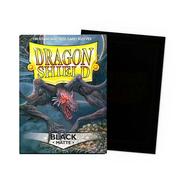 Dragon Shield Standard Sleeves Matte Black (100ct.)