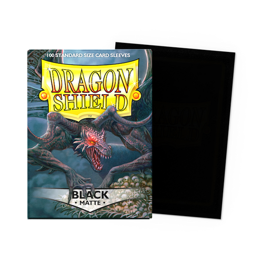 Dragon Shield Standard Sleeves Matte Black (100ct.)