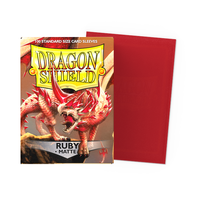 Dragon Shield Standard Sleeves Matte Ruby