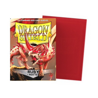 Dragon Shield Standard Sleeves Matte Ruby