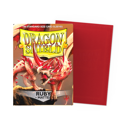 Dragon Shield Standard Sleeves Matte Ruby