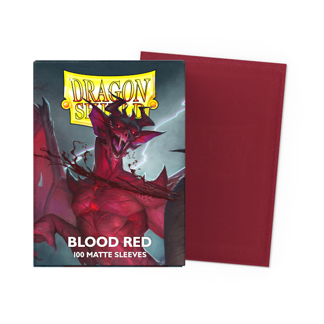 Dragon Shield Standard Sleeves Matte - Blood Red (100ct.)