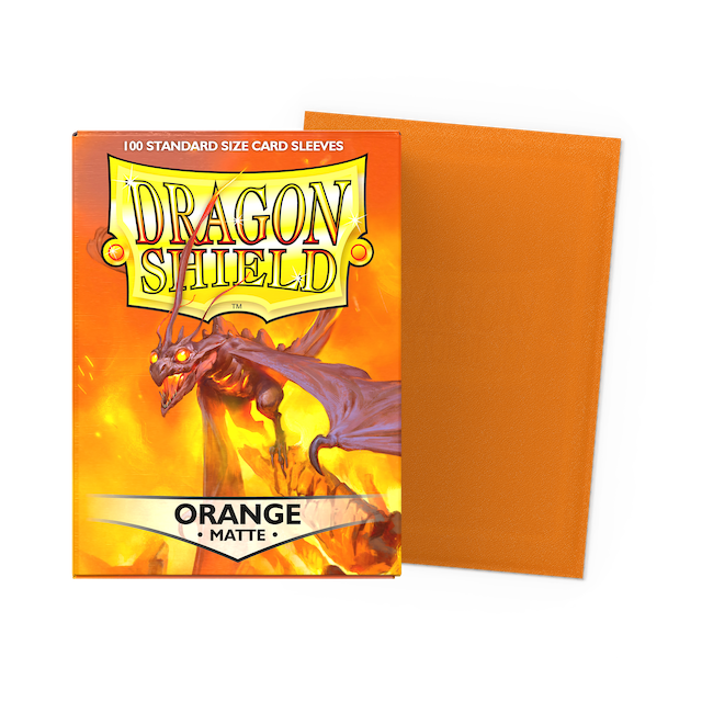 Dragon Shield Sleeves Matte Orange (100ct.)