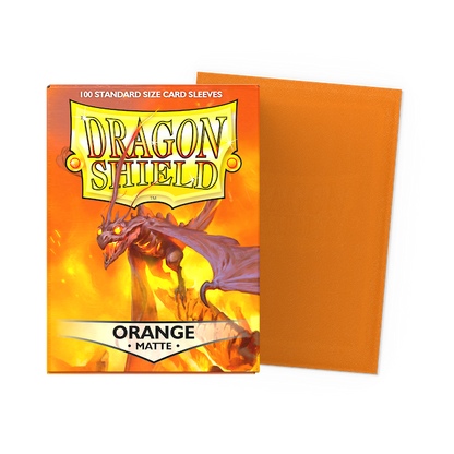 Dragon Shield Sleeves Matte Orange (100ct.)