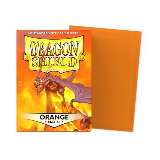 Dragon Shield Sleeves Matte Orange (100ct.)