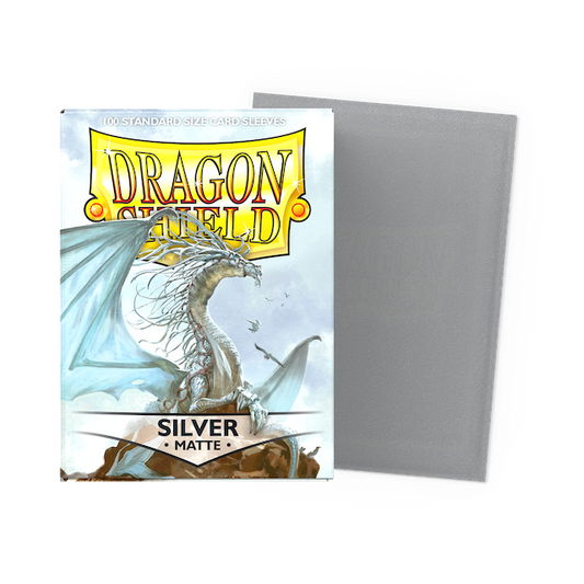 Dragon Shield Matte Standard Sleeves Silver