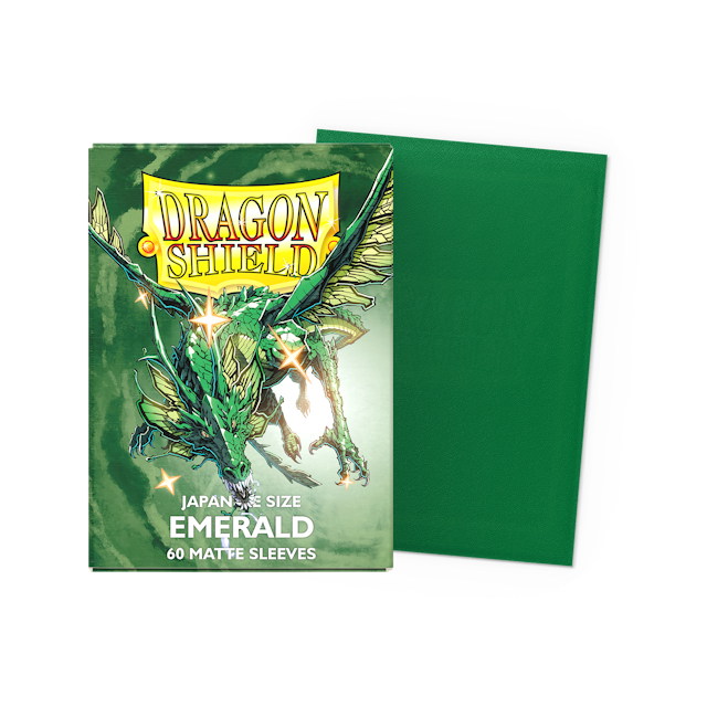 Dragon Shield Matte  Japanese Sleeves E/merald  (60 ct. in box)