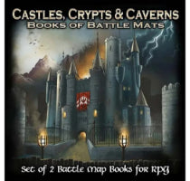 Books of Battle Mats - Castles, Crypts, & Caverns 2 Book Set