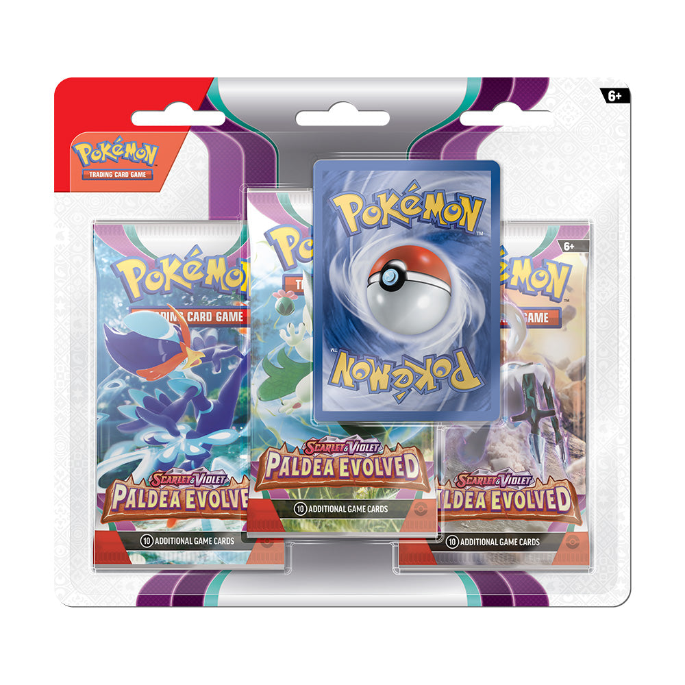 Pokémon: Scarlet & Violet 2 (Paldea Evolved) - 3-pack Blister