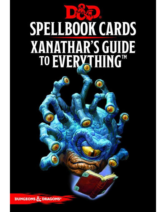 D&D Spellbook Cards Xanathar's Guide to Everything