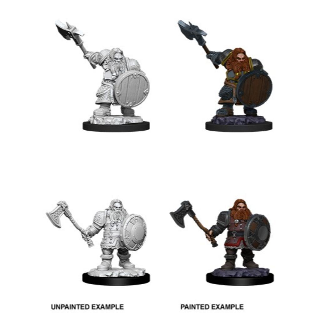 D&D Nolzur's Minis: Wave 11 - Male Dwarf Fighter