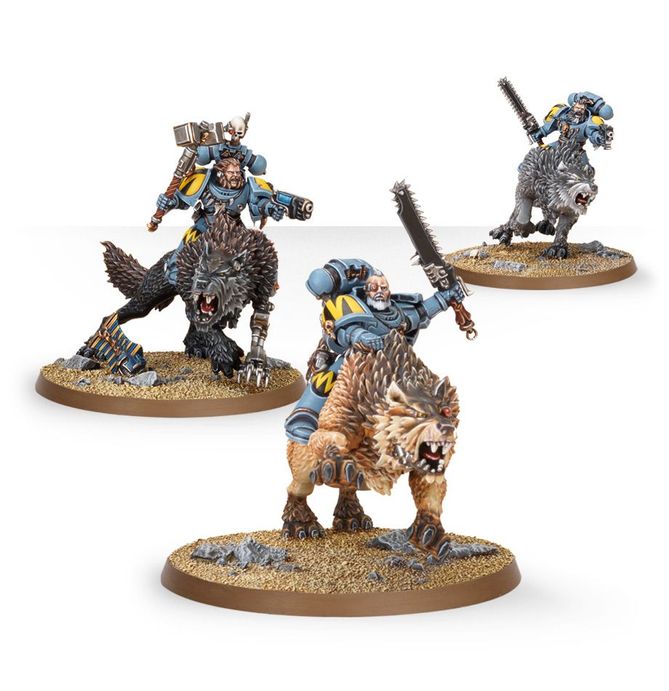 Space Wolves  Thunderwolf Cavalry