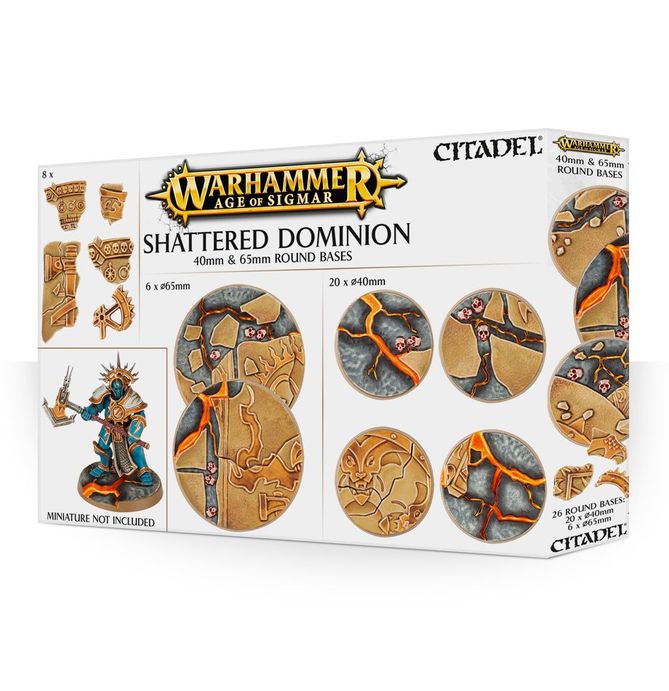 Shattered Dominion  65mm & 40MM Round Bases