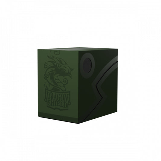 Dragon Shield Double Shell Deck Box - Forest Green