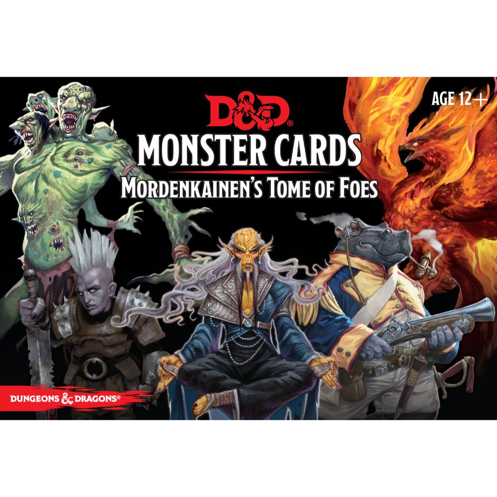 D&D Spellbook Monster Cards Mordenkainen's Tome of Foes