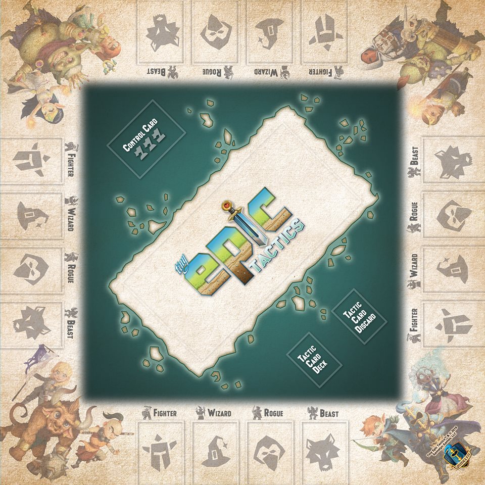 Tiny Epic Game Playmat – Tactics